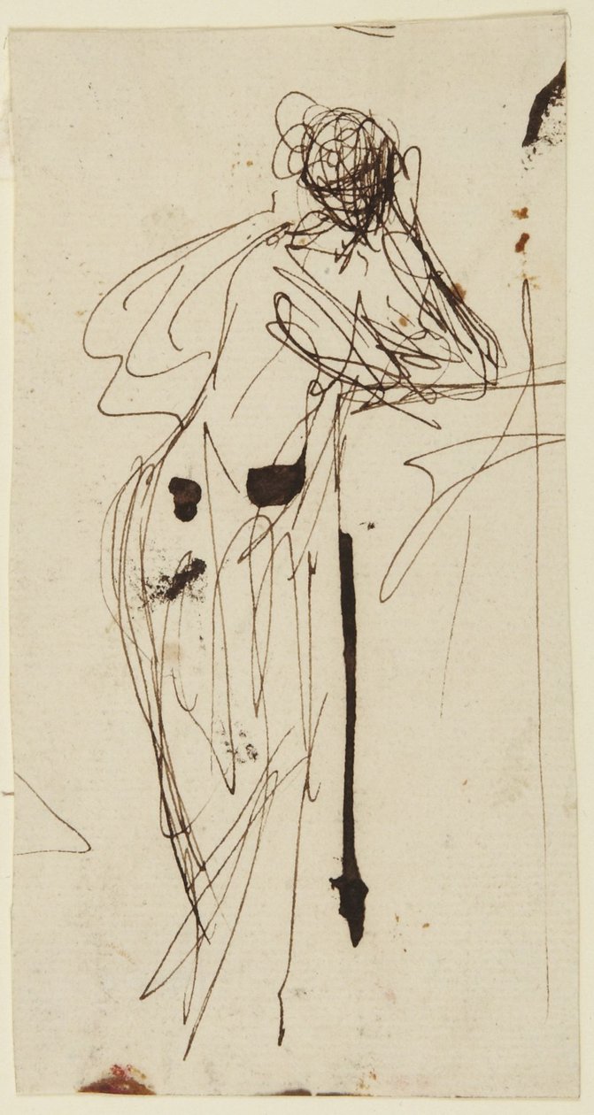 Stående kvinnefigur av George Romney