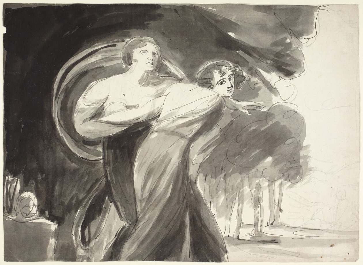 Studie i munterhet og melankoli av George Romney