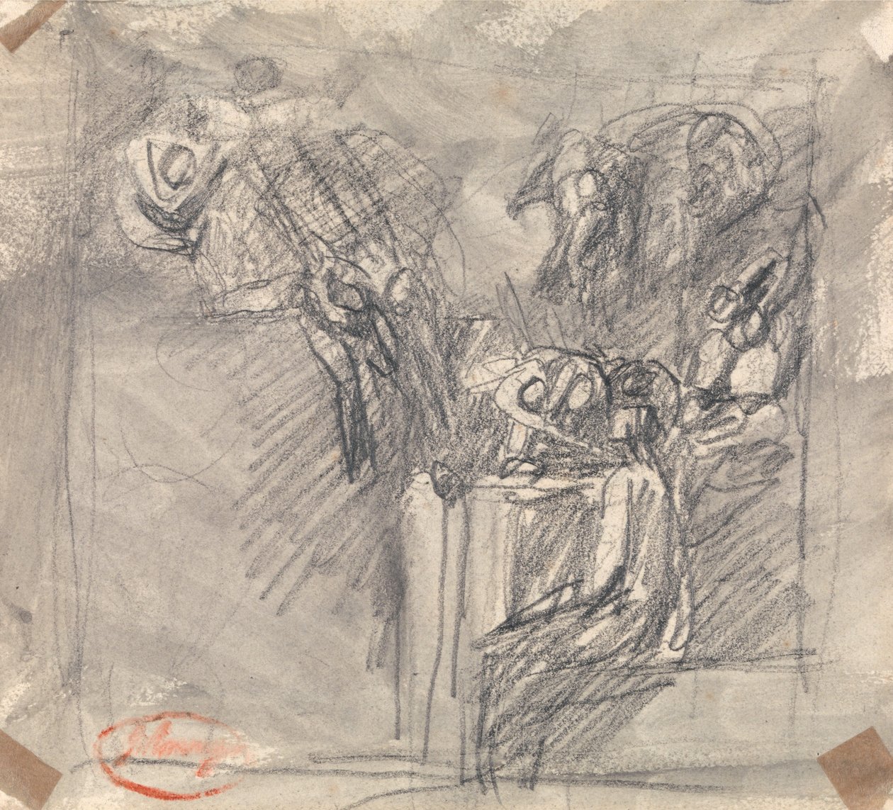 Kristi fristelse av George Romney