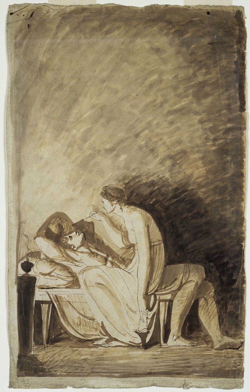 Malerkunstens opprinnelse av George Romney