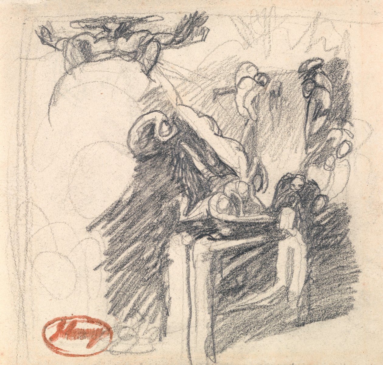Kristi fristelse av George Romney