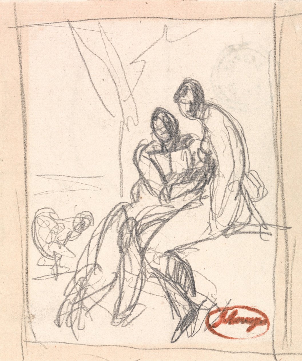 To elskere av George Romney