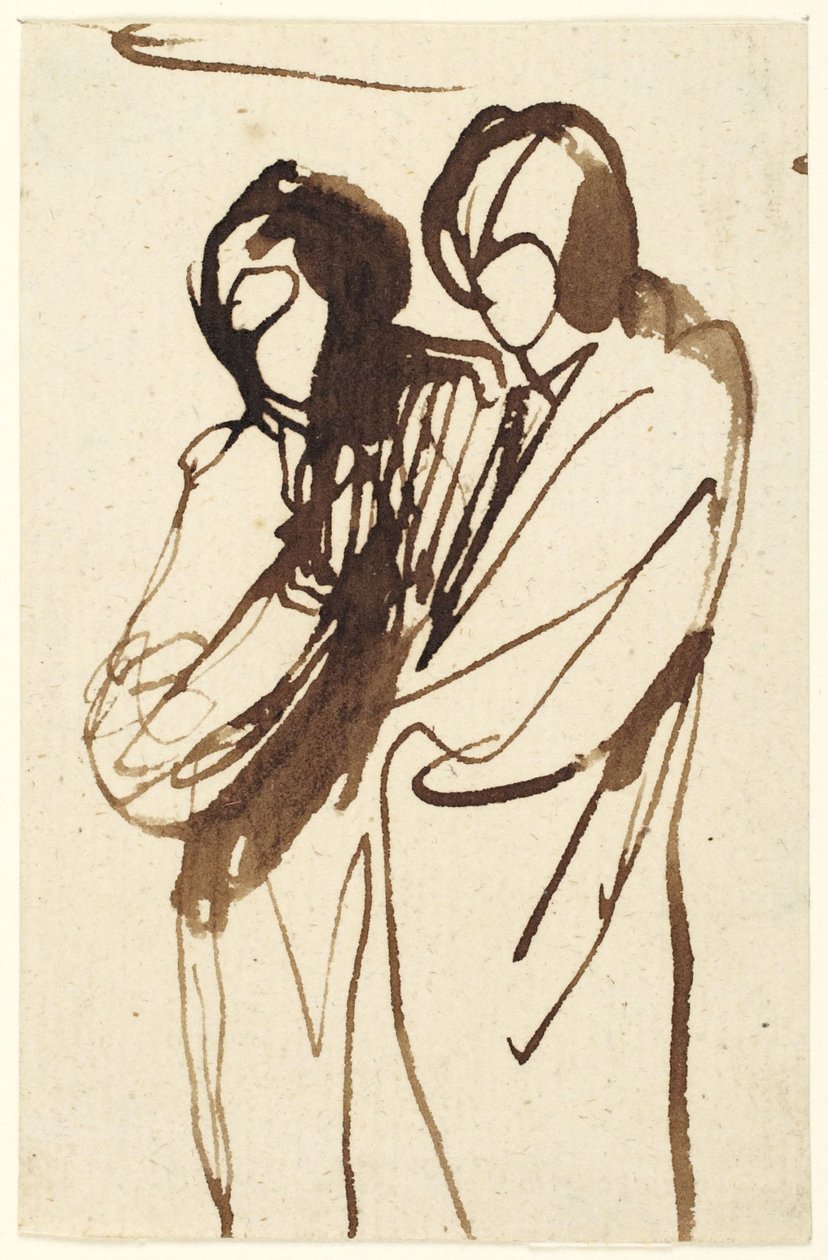 To stående figurer av George Romney