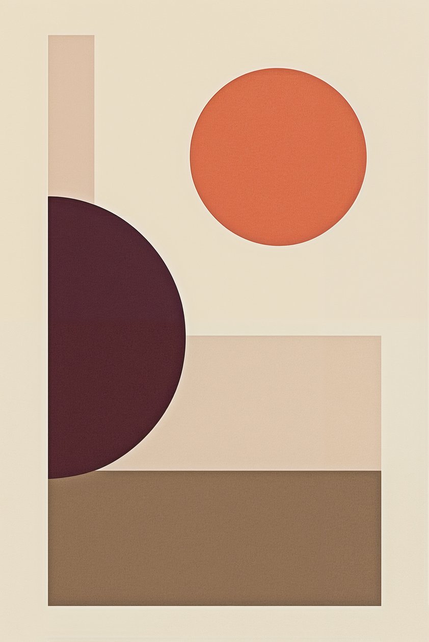 Resonant Minimal, 2025 (akryl på lerret) av George Rosaly