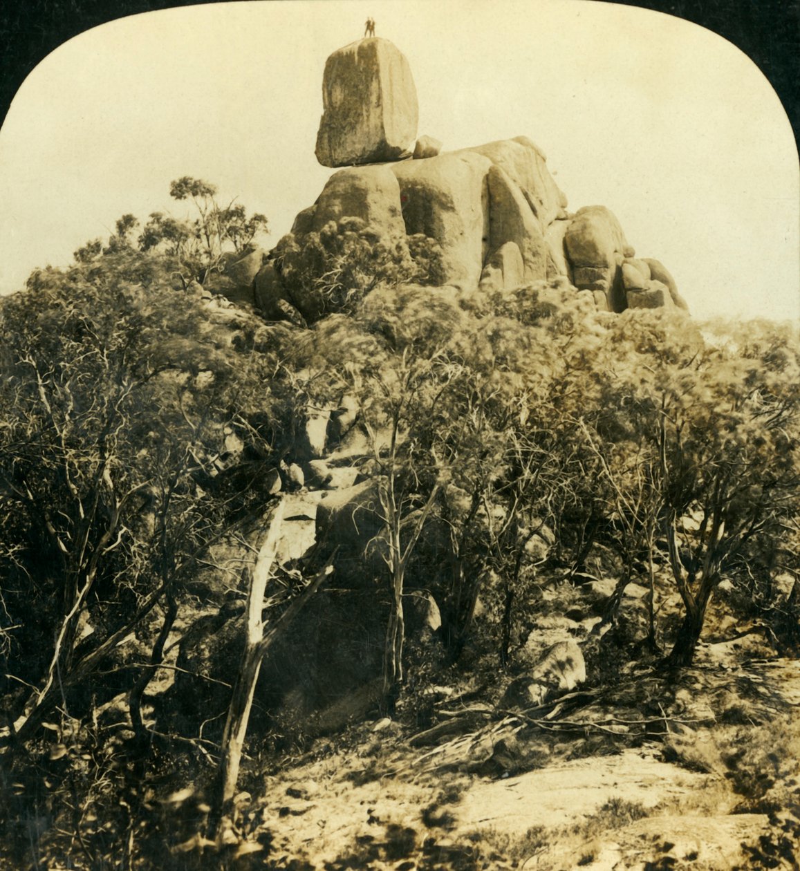 The Look-Out Rock, Buffalo Ranges, Victoria, Australia, c1909. av George Rose