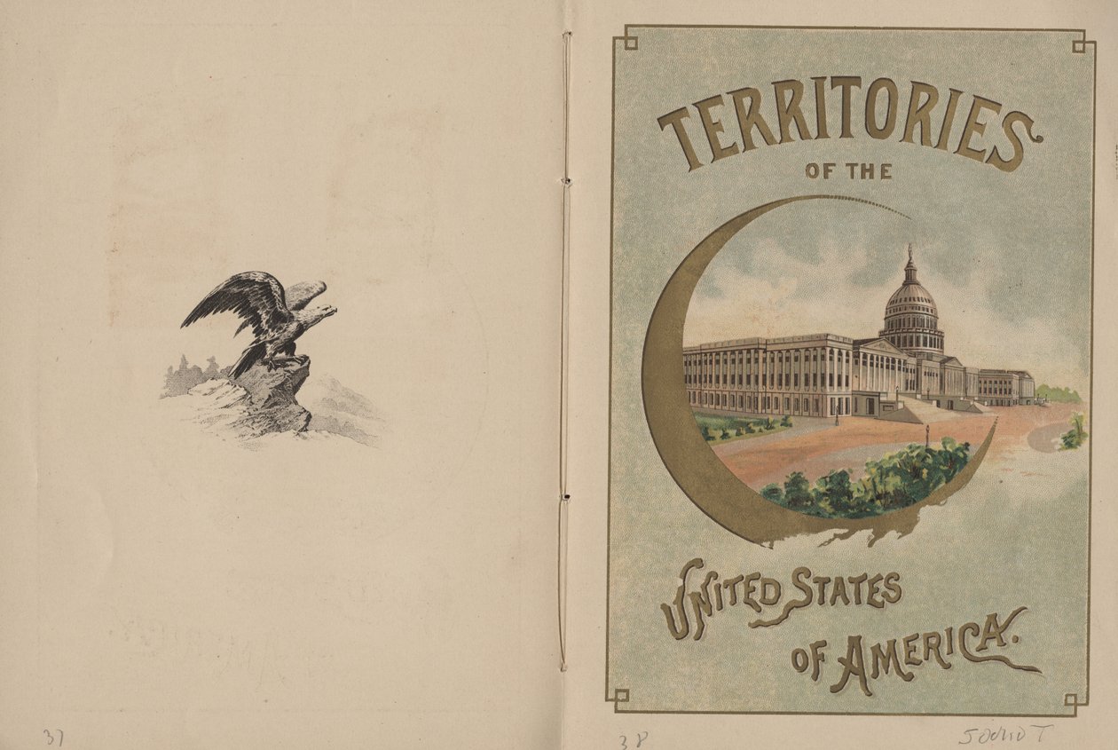 Flagg til alle nasjoner og USA - Side 37 og 38, 1887 av George S. and Sons Harris