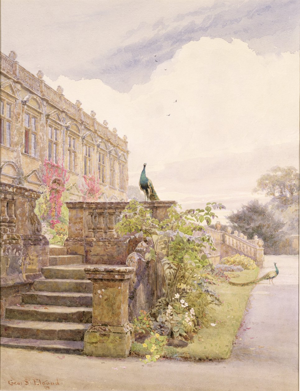 Brympton DEvercy House, Somerset av George Samuel Elgood