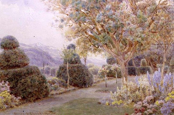 Chateau de la Cour, Rhône-dalen av George Samuel Elgood
