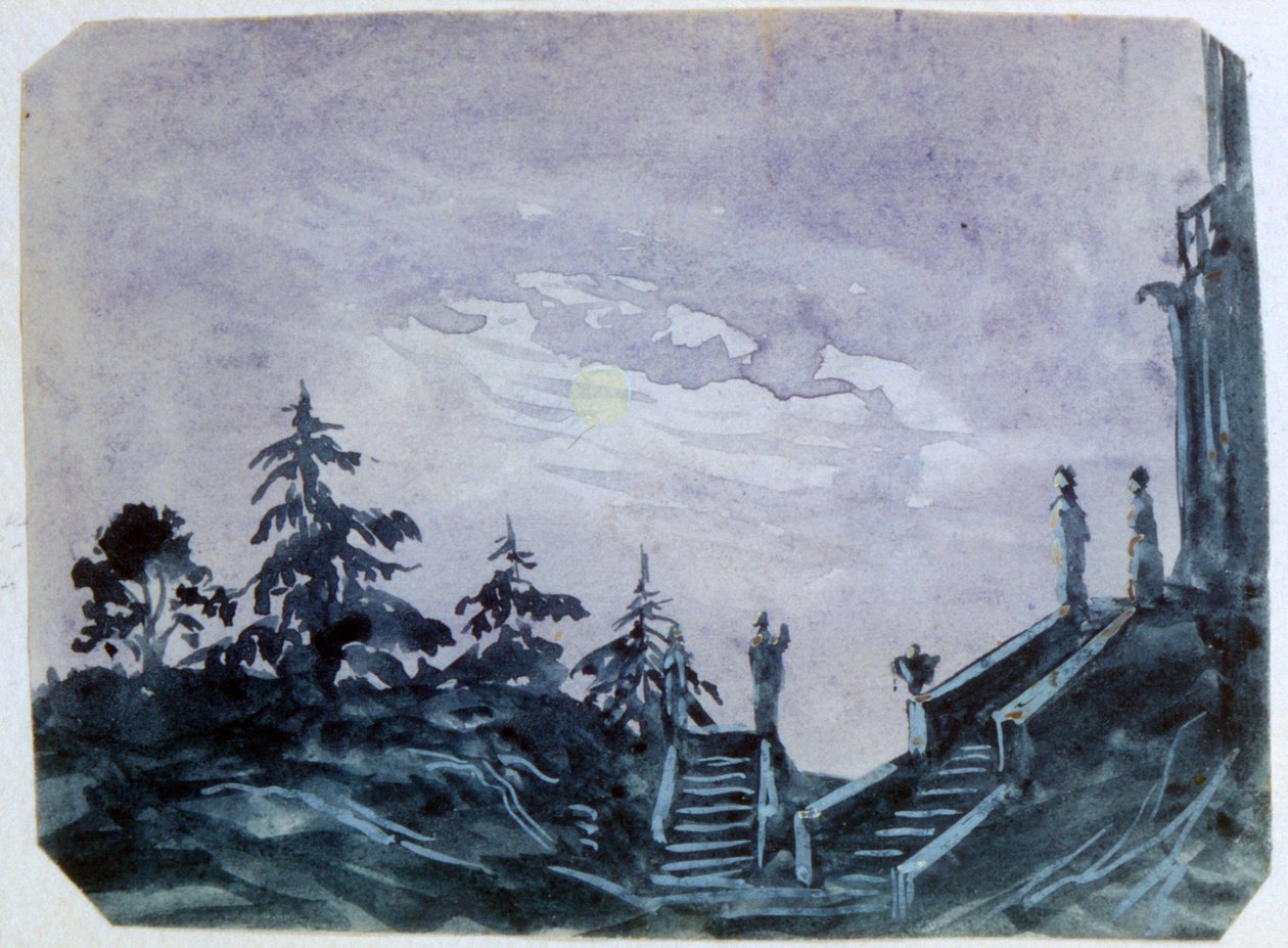 Fantasy Castle in Moonlight II, 1820-1876 av George Sand