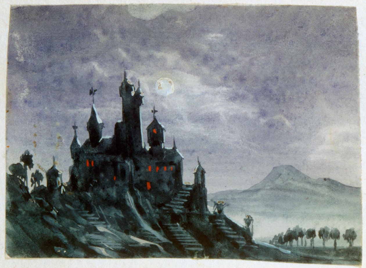 Fantasy Castle in Moonlight I, 1820-1876 av George Sand