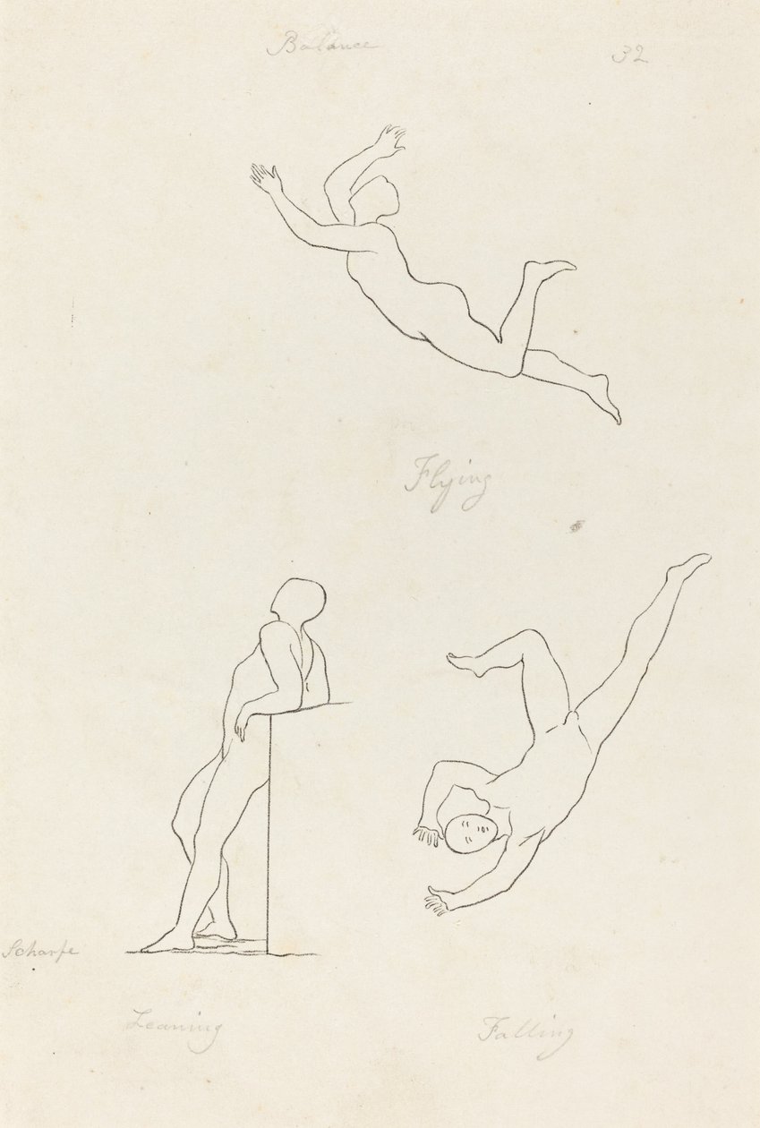 Lener, flyr og faller av George Scharf after John Flaxman