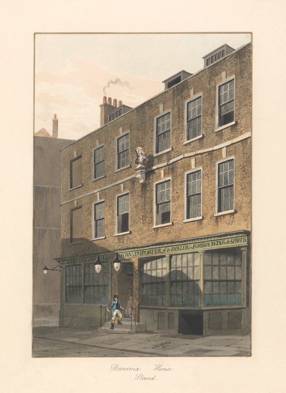 Devereux House, The Strand, London av George Shepheard