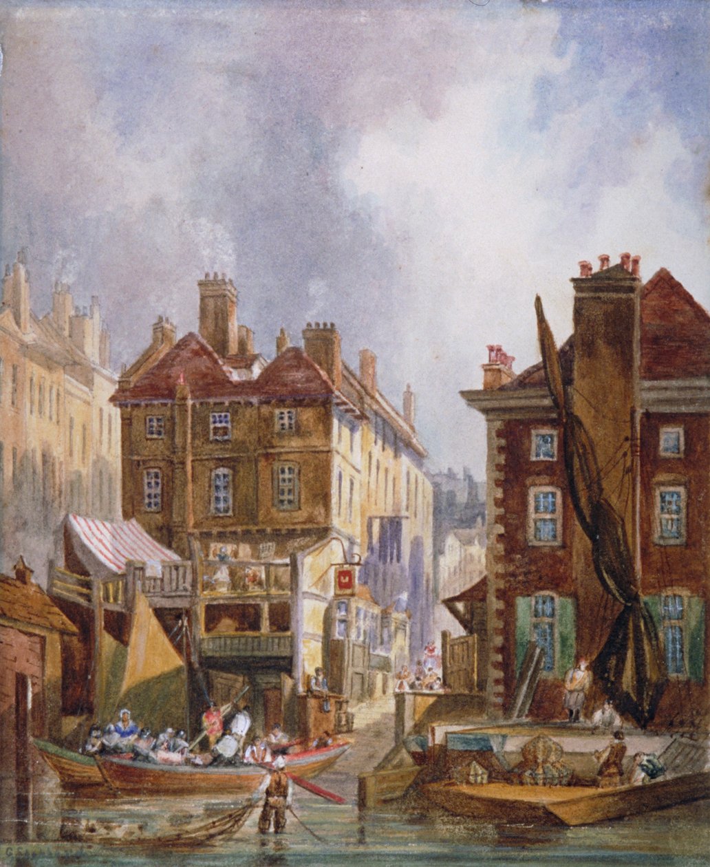 Hungerford Market, Westminster, London, c1810. av George Shepheard