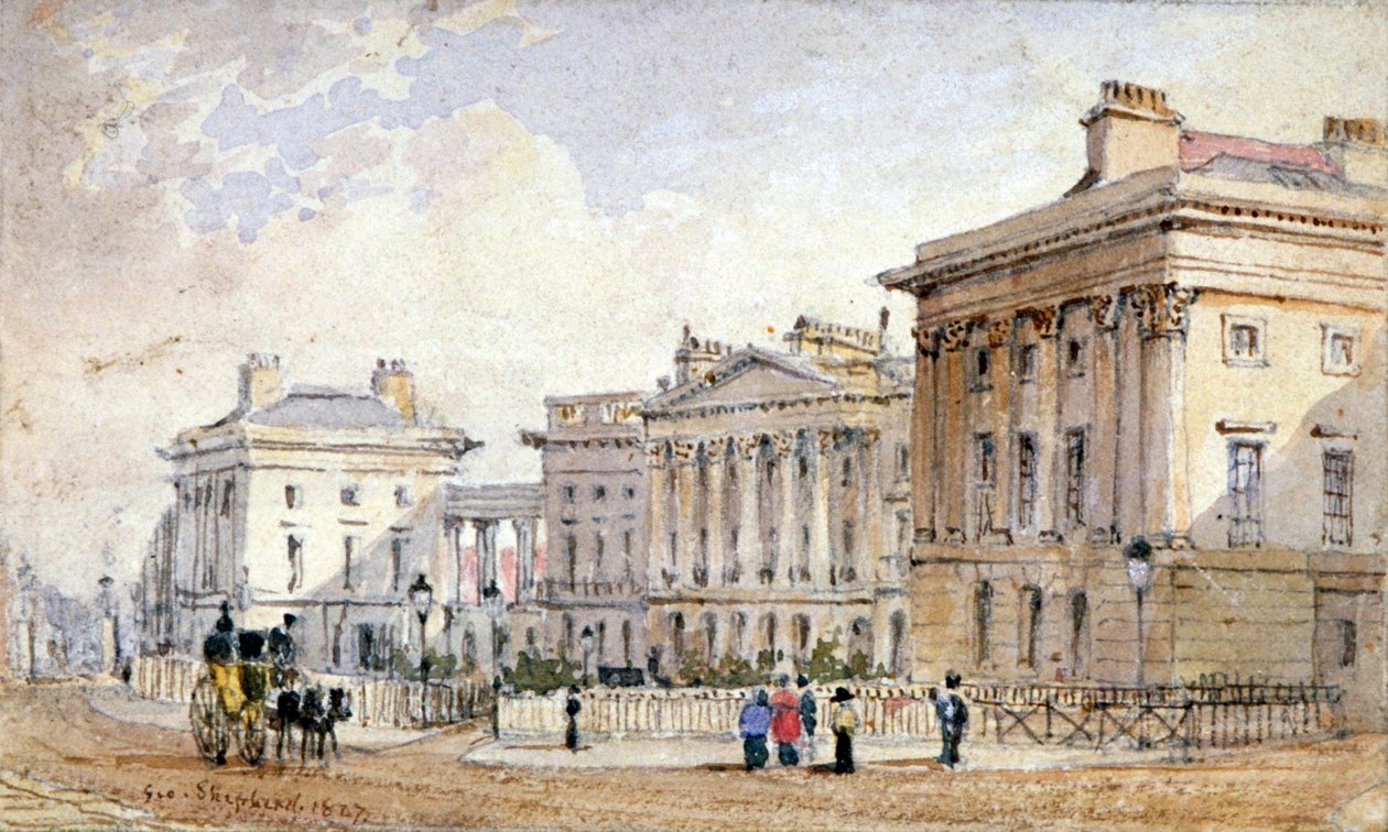 Utsikt over Clarence Terrace i Regent