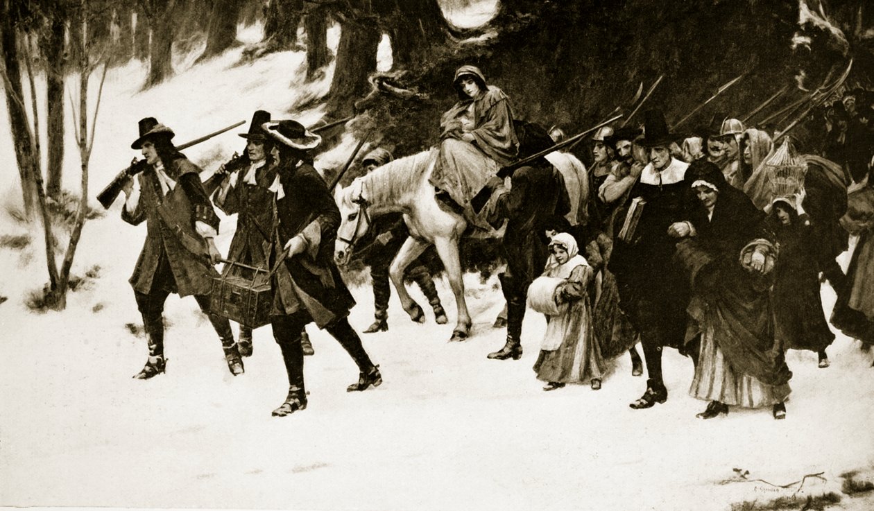 Hugenottenes flukt av George Sheridan Knowles