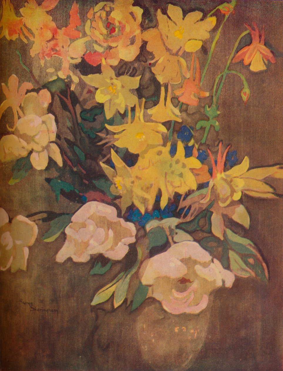 Ravblomster, 1900-tallet av George Sheringham