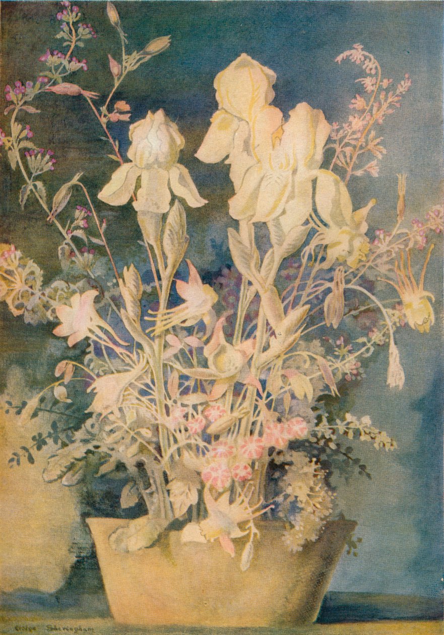 Blomstermaleri av George Sheringham, c1910-1920, 1936. av George Sheringham