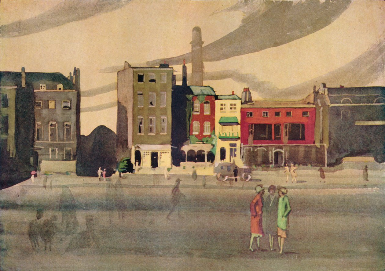 London om våren, 1800-tallet, 1938 av George Sheringham