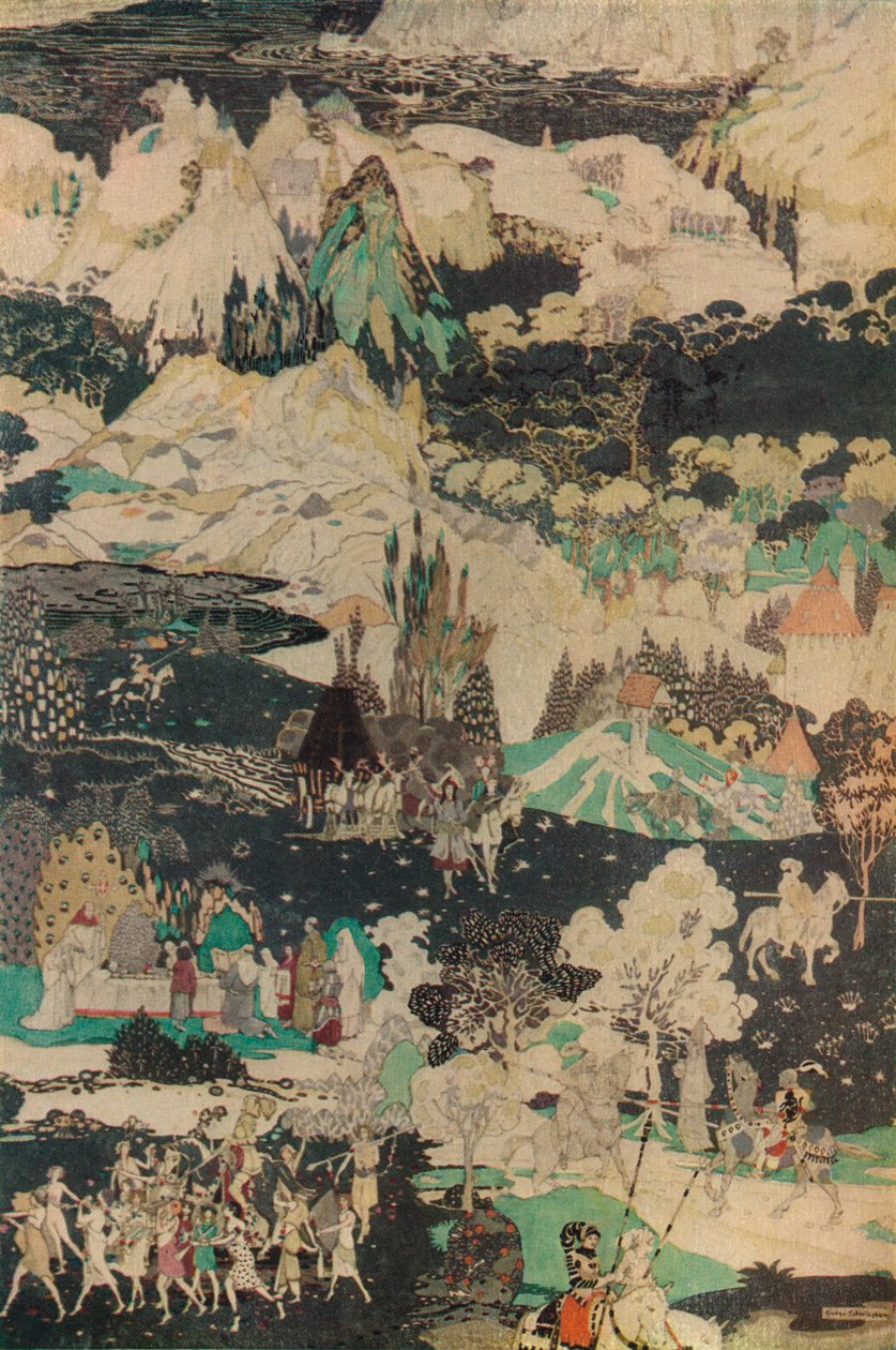 The Quest of the Holy Grail, c1919 av George Sheringham