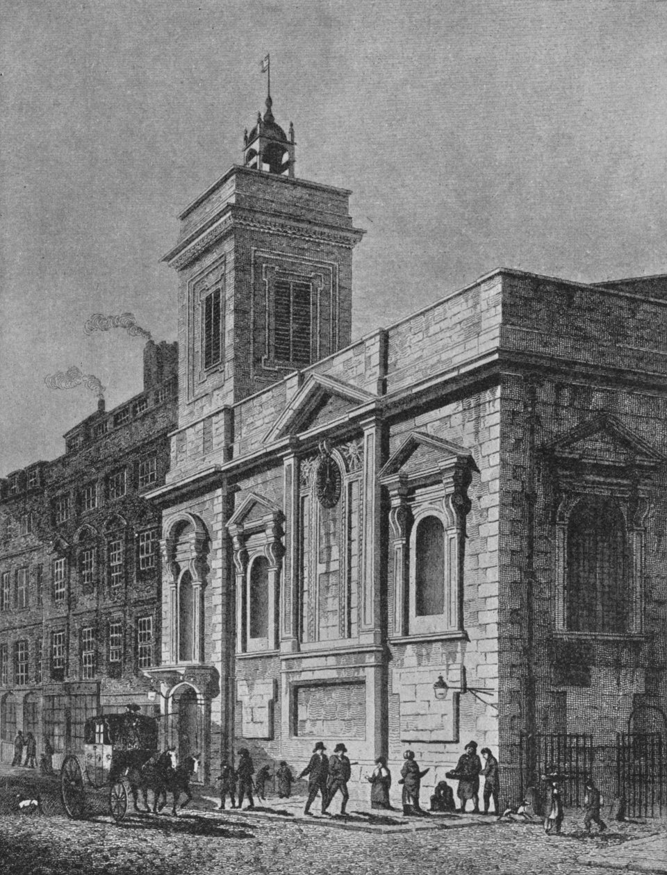 Church of St Mildred, Poultry, City of London, 1812 1911 av George Sidney Shepherd