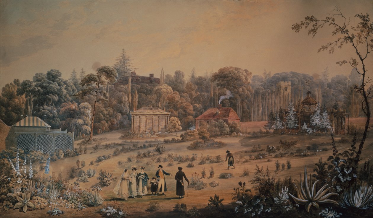 Hagene ved Battlesden House Bedfordshire av George Sidney Shepherd