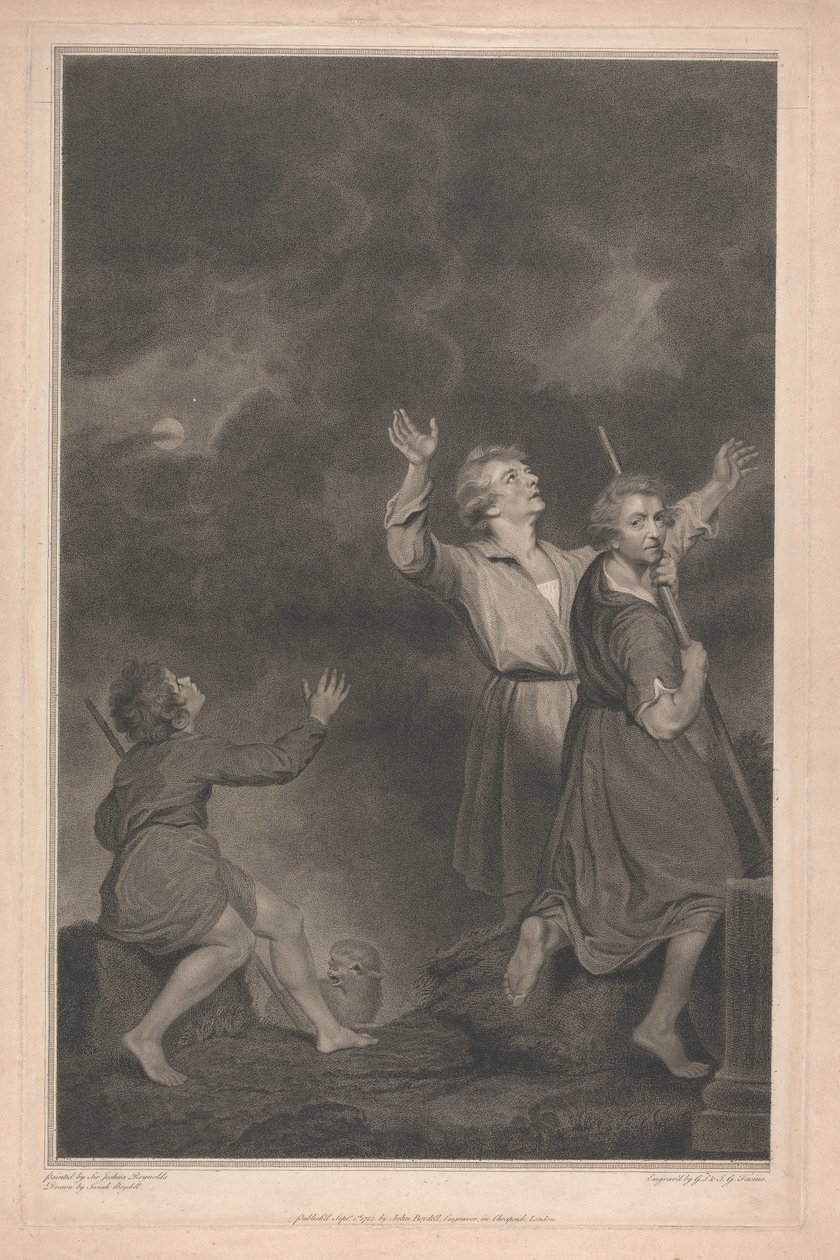 West Window of the Chapel, New College Oxford, Adoration of the Shepherds, From the Nativity Scene av George Siegmund Facius