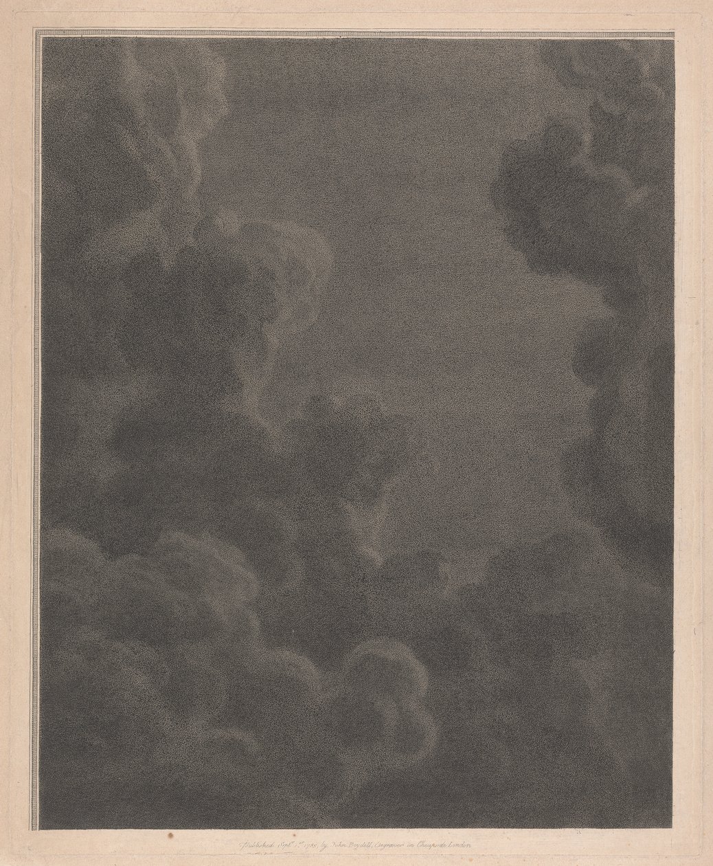 West Window of the Chapel, New College Oxford, Clouds, Part of the Nativity Scene av George Siegmund Facius