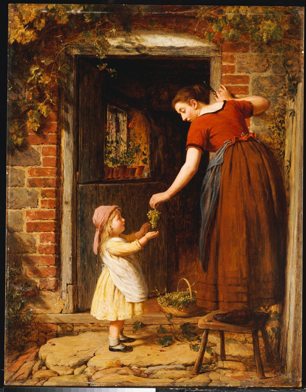 Samler druene, 1875 av George Smith
