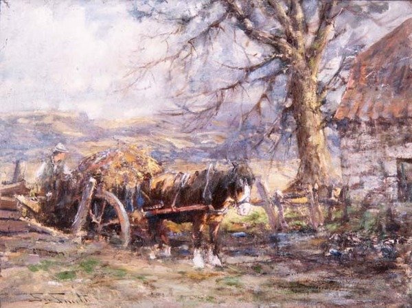 Laste vognen (brett) av George Smith