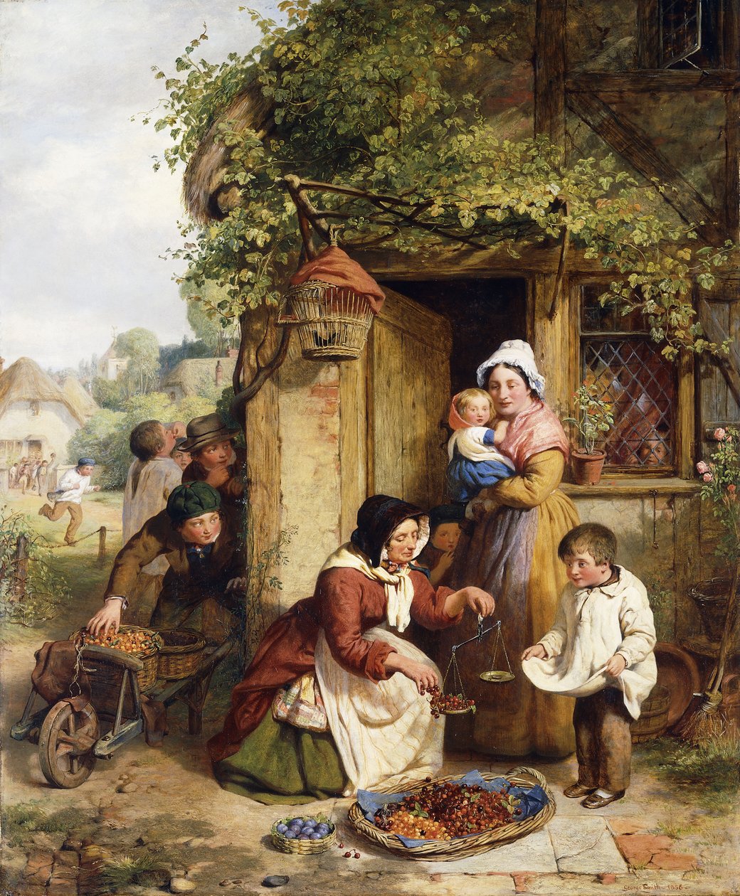 Kirsebærselgeren, 1856 av George Smith