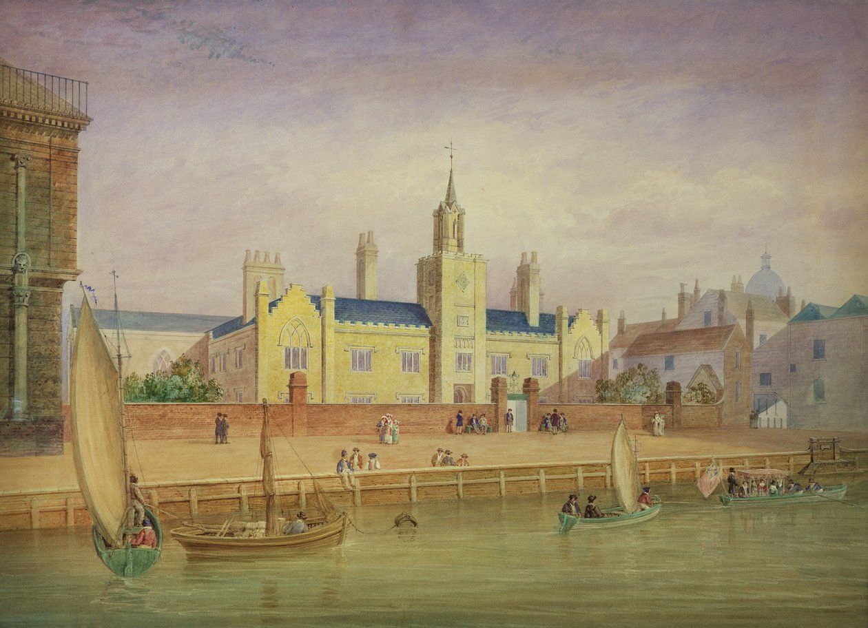 Trinity Almshouses, Greenwich ca. 1825 av George Smith