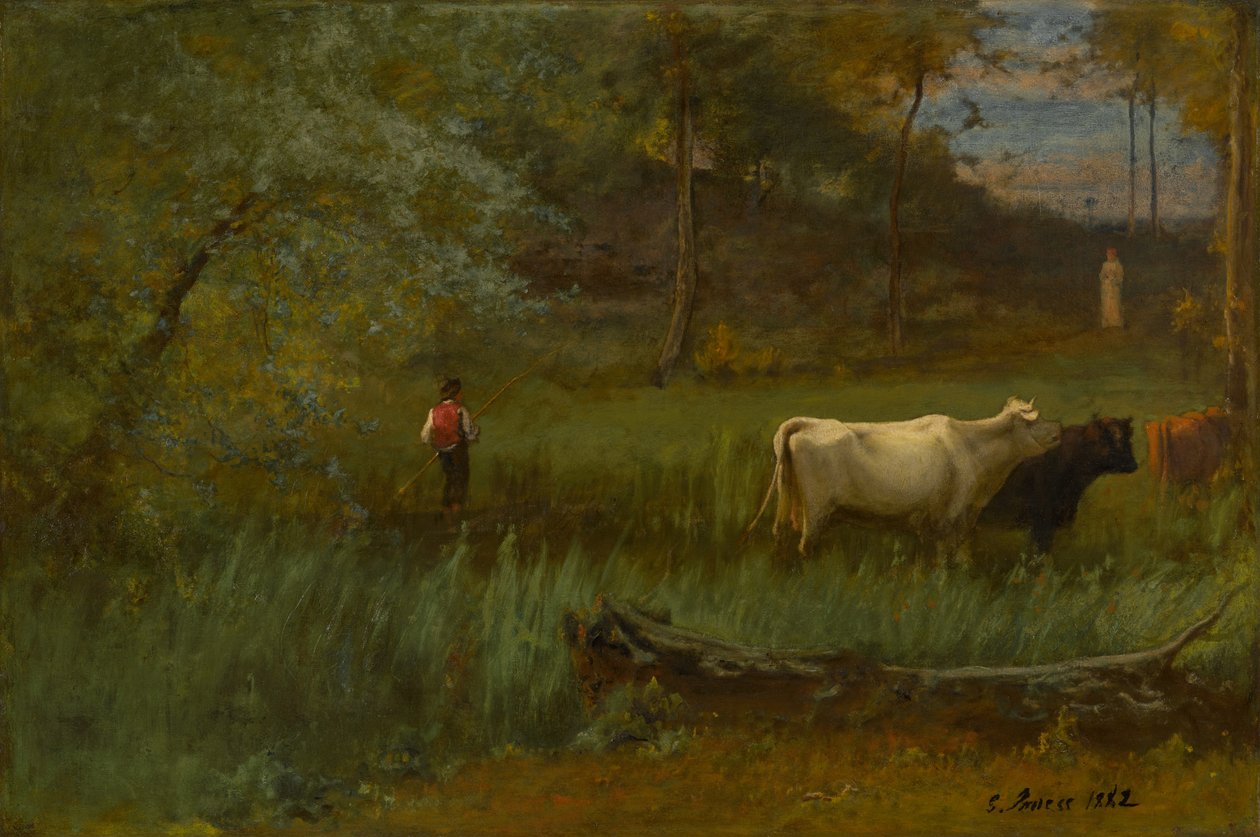 A Pastoral, ca. 1882-85 av George Snr. Inness