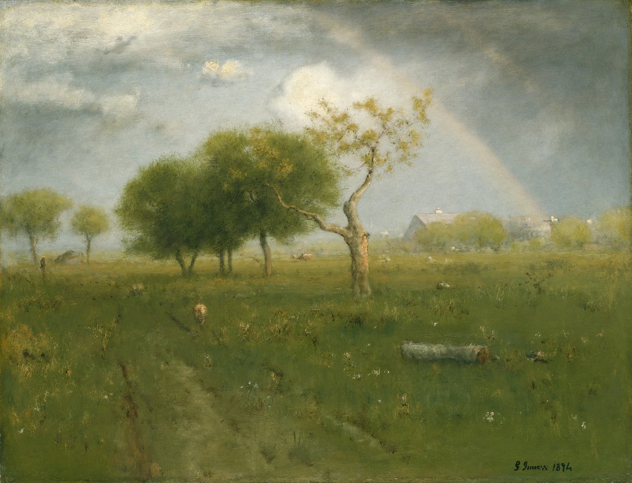 Etter en sommerdusj, 1894 av George Snr. Inness