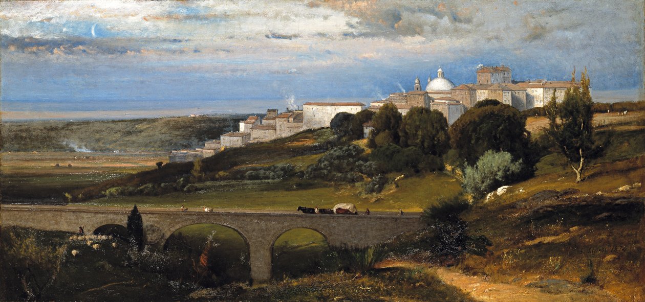 Ariccia, 1874 av George Snr. Inness
