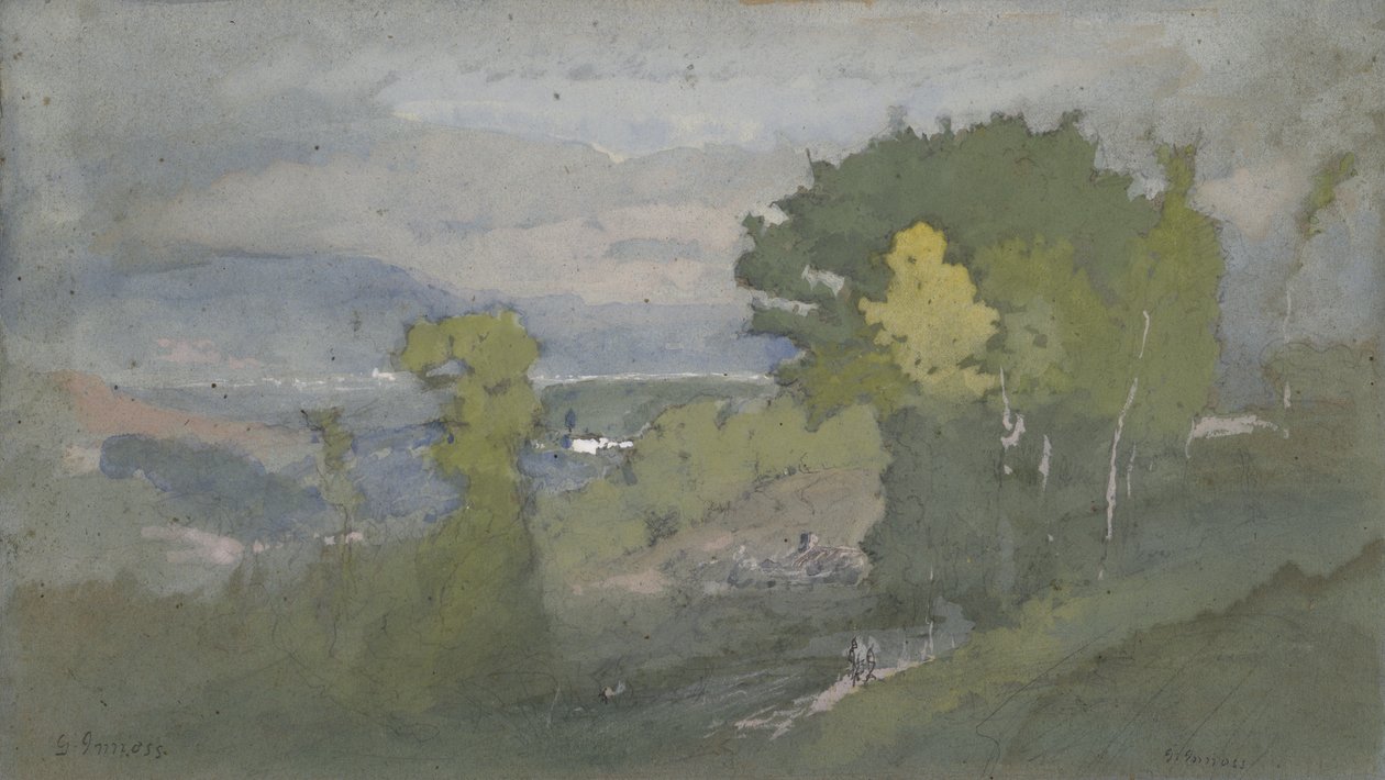juni, ca. 1873 av George Snr. Inness