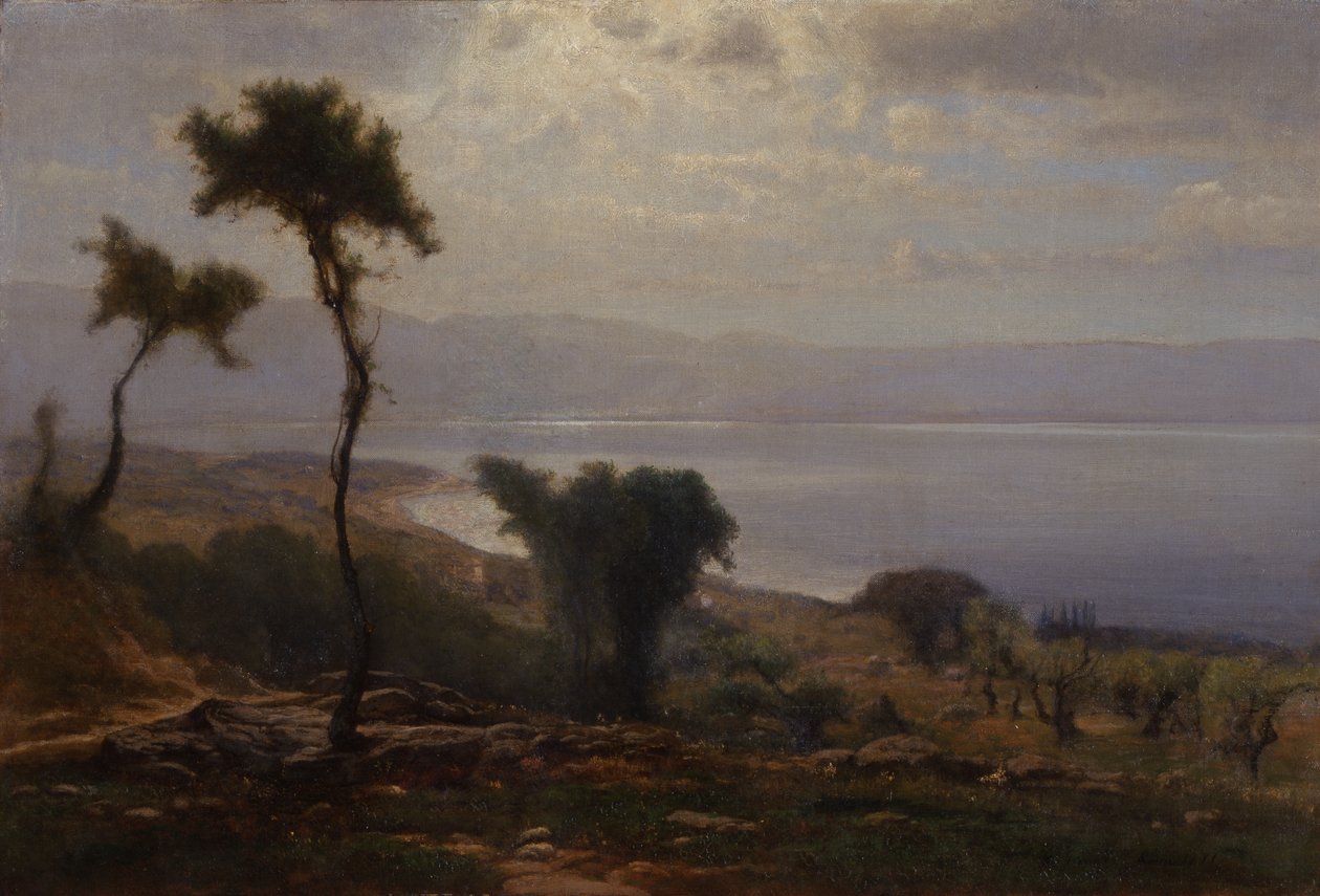 Landskap, 1871 av George Snr. Inness