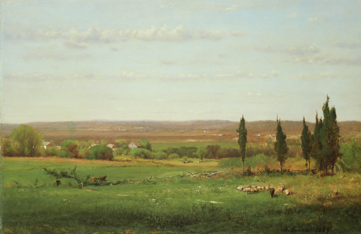 Nær Eagleswood, 1869 av George Snr. Inness