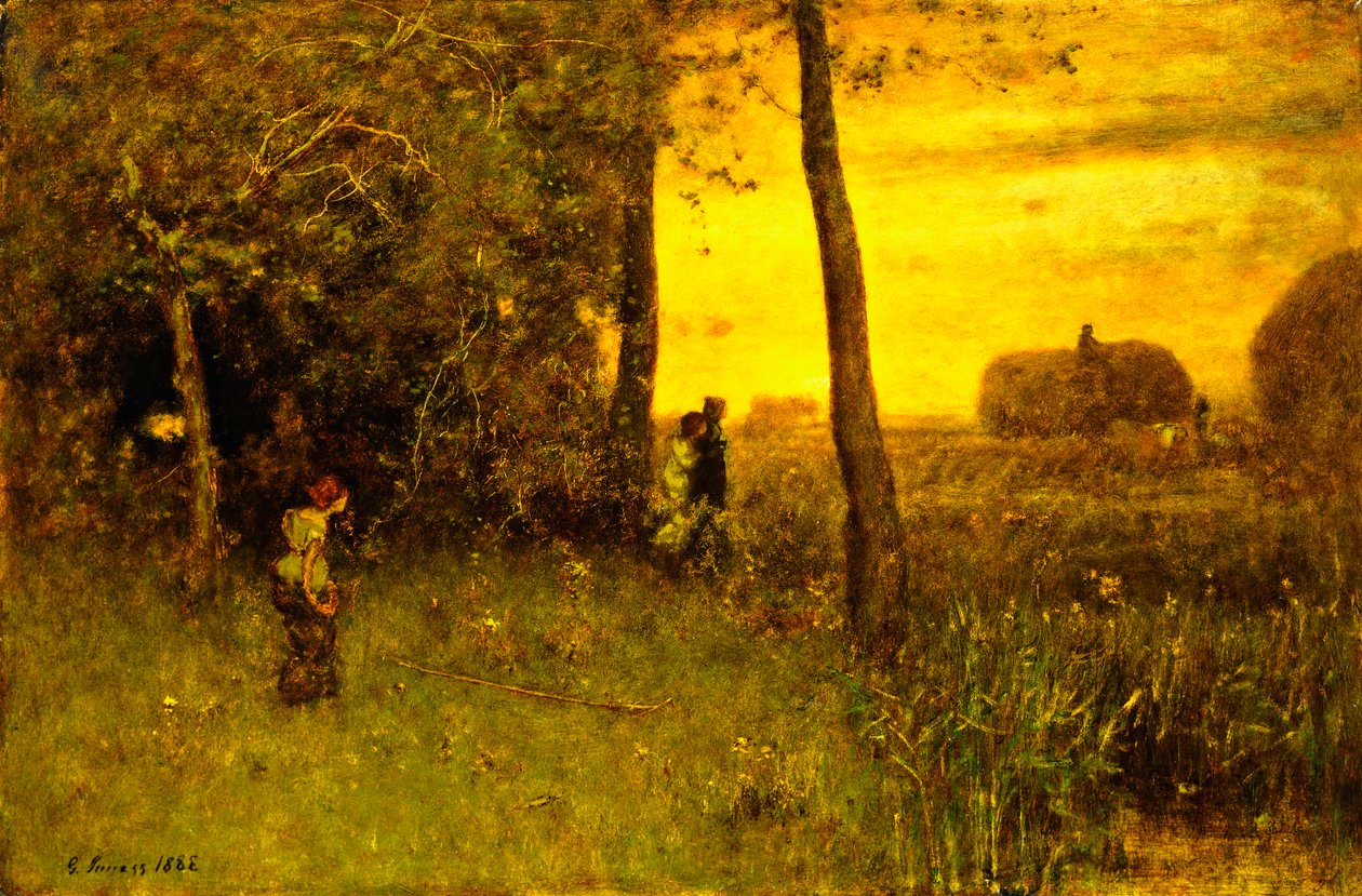 The Baders, 1888 av George Snr. Inness