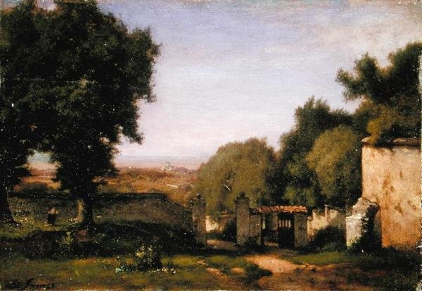 Porten ved Albano av George Snr. Inness