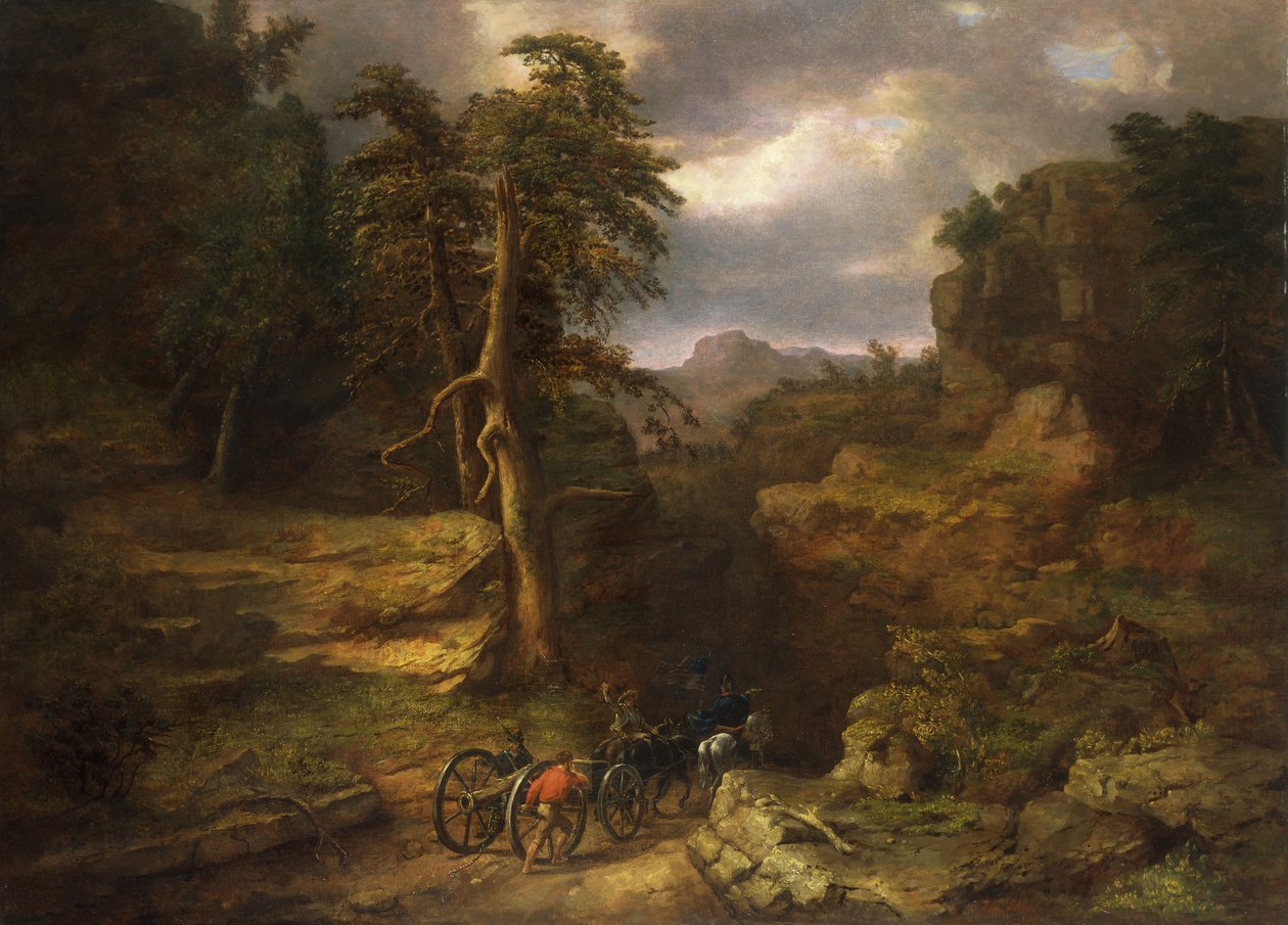 De dystre dagene i 1776, av George Snr. Inness