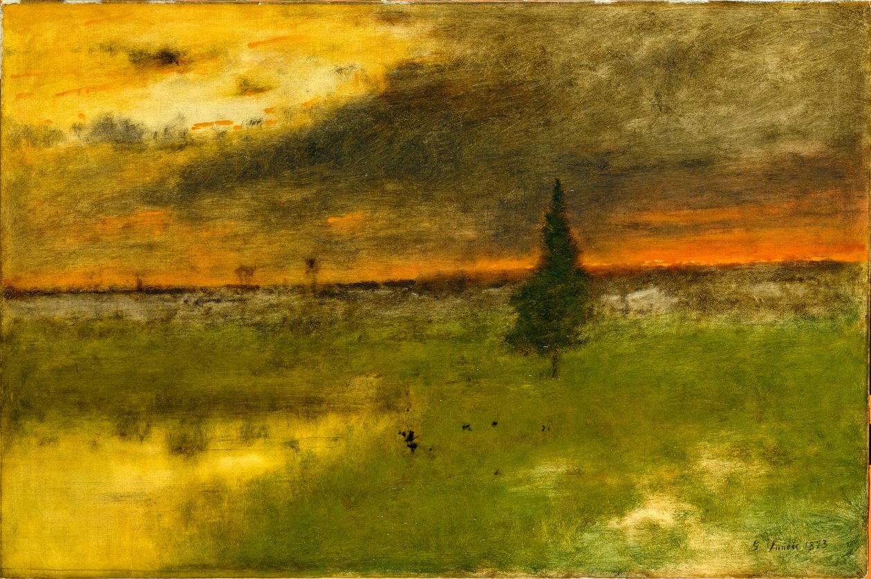 The Lonely Pine av George Snr. Inness