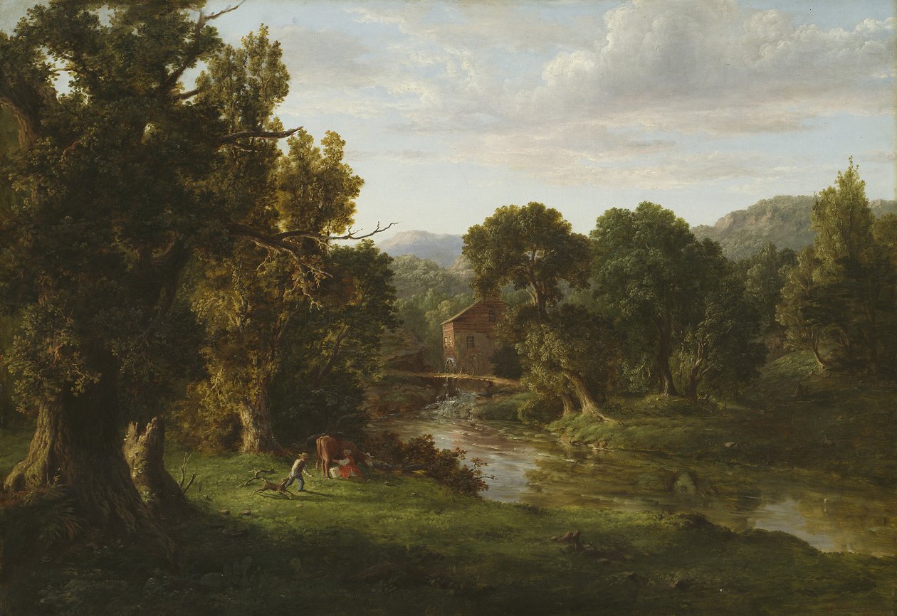 The Old Mill, 1849 av George Snr. Inness