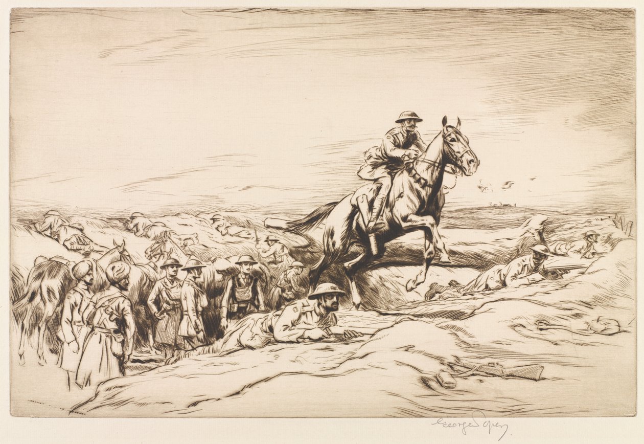 ?2nd Lancers på Epehy 1. desember 1917. av George Soper