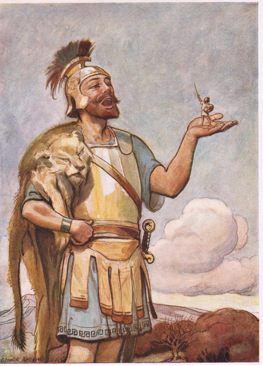 Herkules og pygmeen av George Soper