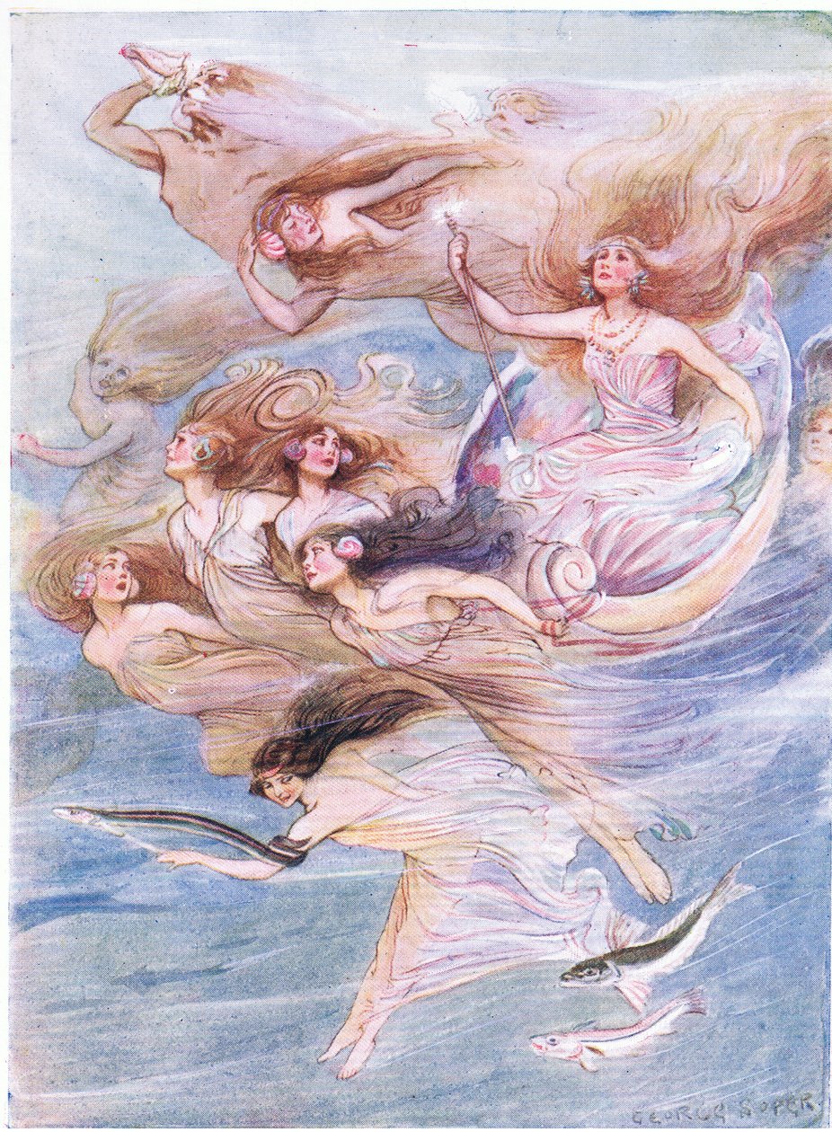 Queen Galatea, fra The Heroes utgitt av George Allen og Unwin 1929 av George Soper
