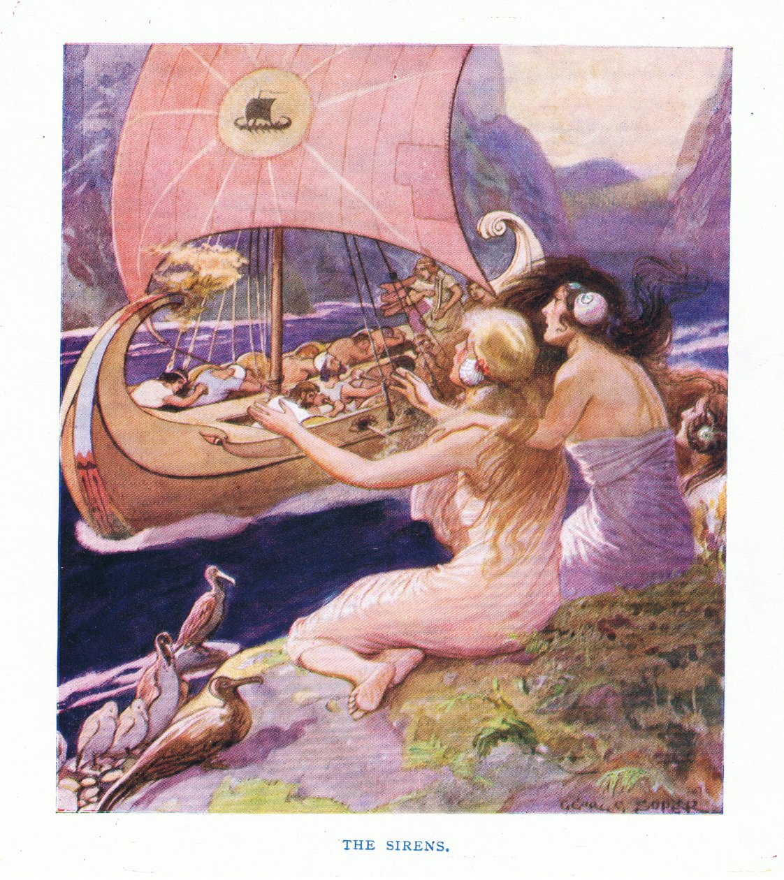 The Sirens, fra The Heroes utgitt av George Allen og Unwin 1929 av George Soper