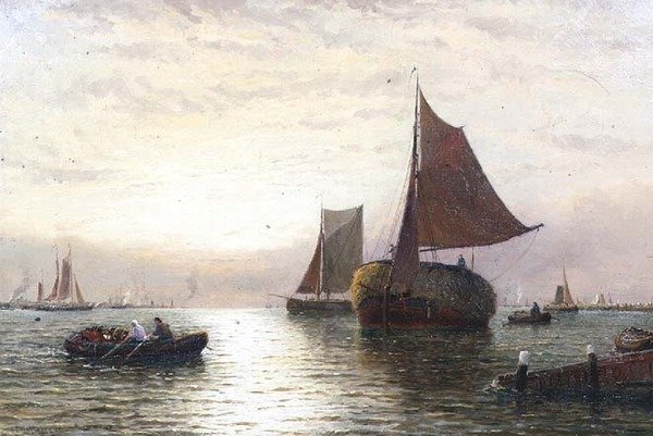Kveldsfrakt av George Stanfield Walters