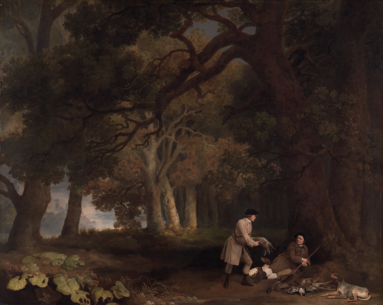 En hvile etter skyting, 1770. av George Stubbs