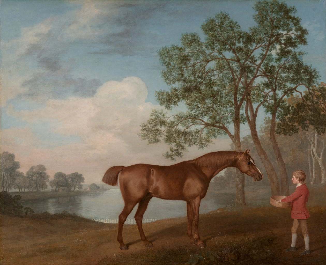 Gresskar med en stallgutt av George Stubbs