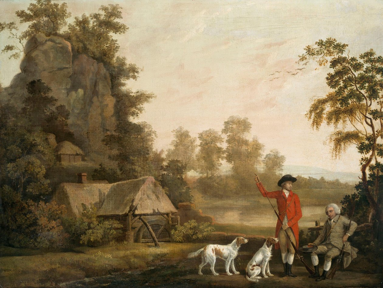 Jegere i hvile av George Stubbs